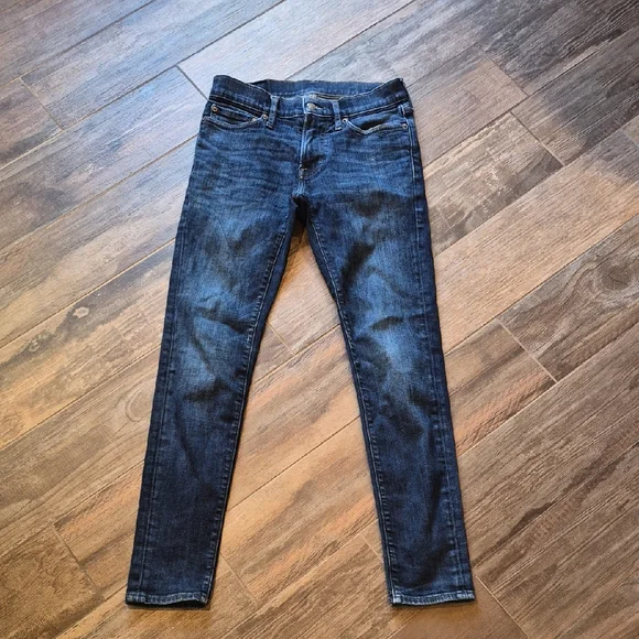 Men's Abercrombie Slightly Distressed Felix Super Skinny Stretch Jeans, 28x29 - Picture 3 of 14